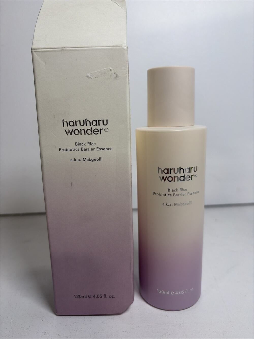haruharu Wonder Black Rice Probiotics Barrier Essence 4.05oz - Exp 08/28